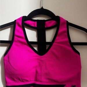 New Balance Vivid Pink Sports Bra